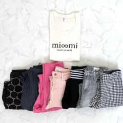 mi∞miオリジナルTシャツ着回しコーデ